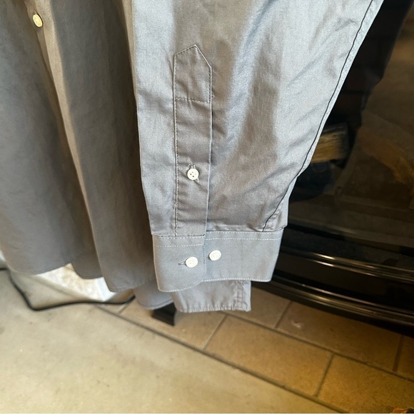 Covington men’s dress shirt size large 16-16.5 gray long sleeve - Picture 6 of 6